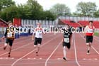 Boys under-15s 100 metres, North Eastern Track and Field Champs, Gateshead Stadium. Photo: David T. Hewitson/Sports for All Pics